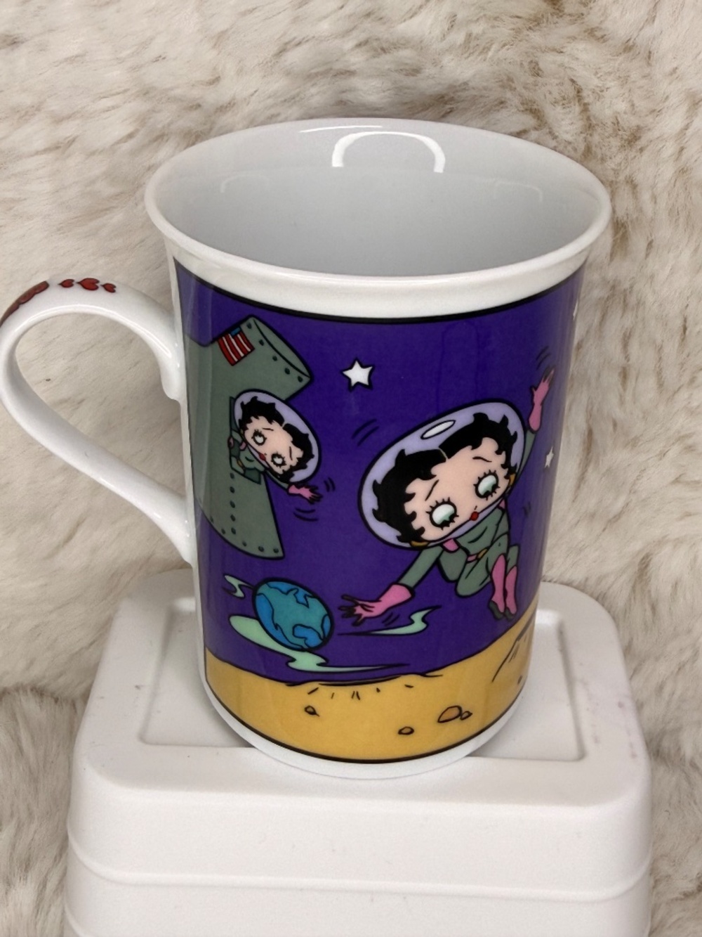 Betty Boop Coffee Cup/Mug "One Small Step For Betty" Astronaut Danbury Mint - Picture 3 of 8